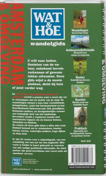 Wat & Hoe wandelgids Amsterdam en omgeving / Wat & Hoe, Verzenden, Gelezen, Rutger Burgers