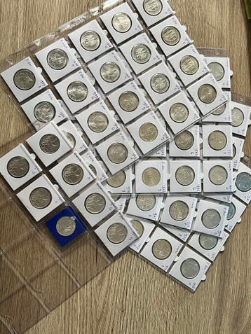 Zilveren 5 Duitse Marken 1951-1979, Verzenden, Munten