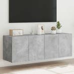 vidaXL Tv-wandmeubels met LED-verlichting 2 st 60x35x41 cm, Verzenden, Nieuw, Overige houtsoorten