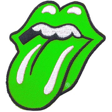 The Rolling Stones - Classic Tongue Groen - patch off. merch, Ophalen of Verzenden, Nieuw, Kleding