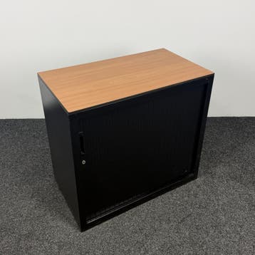 Lensvelt Archiefkast - Zwart (C) | 74,5 x 80 x 45 cm, Huis en Inrichting, Kasten | Roldeurkasten en Archiefkasten, Ophalen of Verzenden
