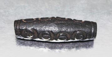 Antiek Boeddhistisch Heilige Tibetaans magnetische steen