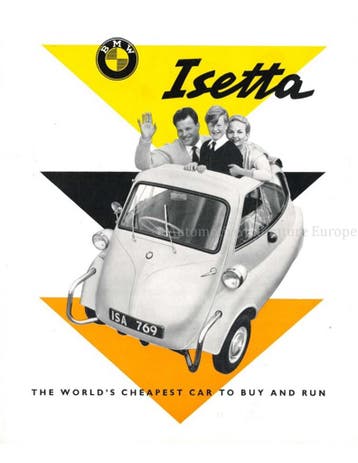 1957 BMW ISETTA BROCHURE ENGELS, Boeken, Nieuw, BMW, Author