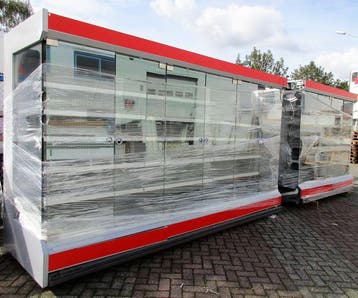 Glazendeur, glas deur, deur voor wandkoeling 8 deuren, Gebruikt