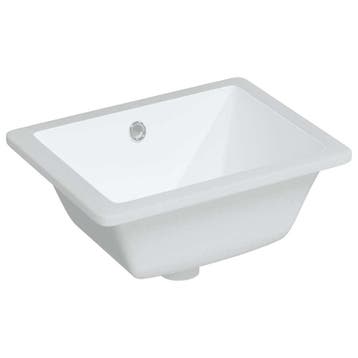 Wasbak keramiek 39cm - retourdeal 58% korting, Ophalen of Verzenden, Gebruikt, Steen, Wastafel