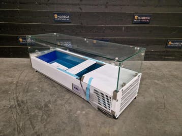 Opzetkoelvitrine | Tefcold | glas | 120 cm | 230V | horeca, Nieuw zonder verpakking, Koelen en Vriezen