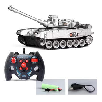 RC Militaire Tank met Afstandsbediening - M1 Leopard 2 Model, Verzenden, Nieuw