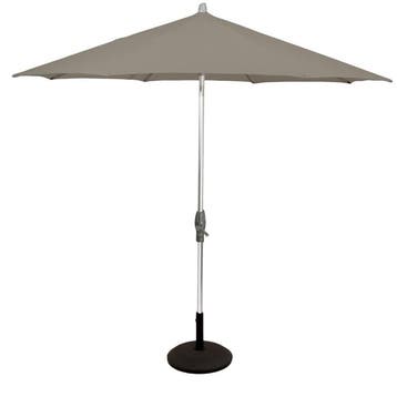 Glatz Alu Twist easy Ø330cm ash - Parasol, Tuin en Terras, Parasols, Nieuw