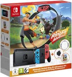 Nintendo Switch Console Set V2 - Blauw/Rood Incl Ring Fit Ad, Spelcomputers en Games, Spelcomputers | Nintendo Switch, Verzenden