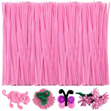 Fako Bijoux - 100 Roze Pijpenragers - Set van 100 Stuks, Verzenden, Nieuw