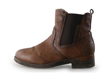 Mustang Chelsea boots in maat 42 Cognac, Kleding | Dames, Schoenen, Overige kleuren, Verzenden, Overige typen, Zo goed als nieuw