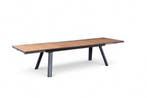 Tuintafel Fontana Hout/Teak Uitschuifbaar 220-340cm |, Ophalen of Verzenden, Nieuw