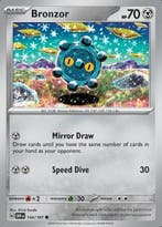 Bronzor 144/197 reverse holo Obsidian flames, Ophalen of Verzenden, Nieuw, Losse kaart, Foil