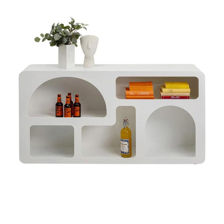 *WOONWINKEL* Kare Design Paco Lage Vakkenkast Organische Vor, Huis en Inrichting, Kasten | Boekenkasten, Nieuw, Verzenden