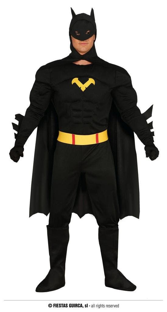 Batman kostuum gespierd, Hobby en Vrije tijd, Feestartikelen, Feestartikel, Nieuw, Verzenden