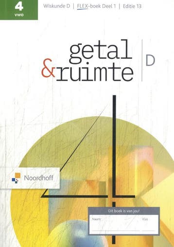 Getal  Ruimte vwo D deel 1 Leerboek 9789001064716, Zo goed als nieuw