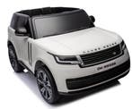 24V Range Rover wit, 2 pers, 2x240W motors, leder, FM, EVA, Ophalen of Verzenden, Nieuw