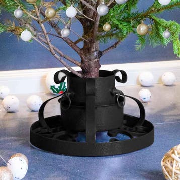 vidaXL Kerstboomstandaard 29x29x15,5 cm zwart, Verzenden, Nieuw