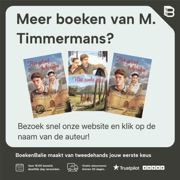 Wie zoekt, zal vinden / De boodschap van het troostboek / 2, Boeken, Verzenden, Gelezen, M. Timmermans
