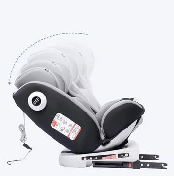 360° Draaibaar Kinderautostoeltje met ISOFIX en Top Tether, Verzenden, Nieuw