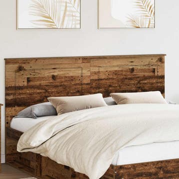 vidaXL Hoofdbord Oudhout 100 cm Geconstrueerd hout, Verzenden, Nieuw, Bruin, Hout