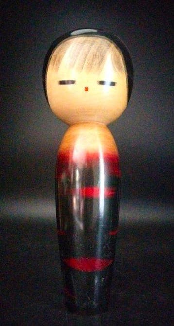 Vintage Creatieve Kokeshi Chigo-sakura 30 cm hoog /