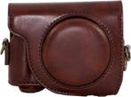 Leren Case voor Canon G9 X - Bruin, Verzenden, Zo goed als nieuw
