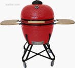 2x Kamado grill + trolly Rood, Ophalen, Nieuw