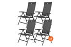 Set van 4 - Hartman Salvatore verstelbare stoel, Tuin en Terras, Verzenden, Nieuw, Overige materialen