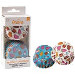 Cupcake Vormpjes IJsjes Ø50x32(h)mm 36 stuks**, Verzenden, Nieuw
