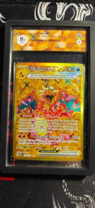 Pokémon - 1 Graded card - Pokémon - Charizard 172/163 Full, Nieuw
