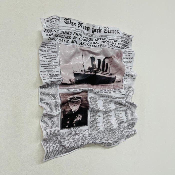 Soyz Bank (1988) - Titanic, Antiek en Kunst, Kunst | Designobjecten