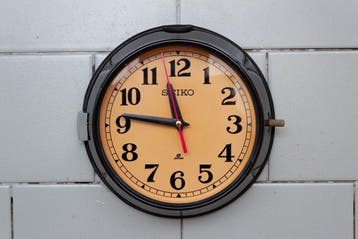 Wandklok - Seikosha CO. LTD Seiko - Staal, Bakeliet,