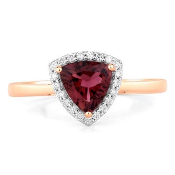 Zonder minimumprijs - Ring - 14 karaat Roségoud, 14k, Nieuw