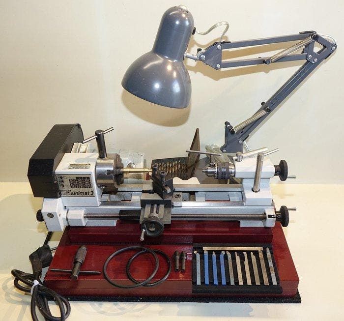 Gereedschap voor klokken/horloges Vintage - Emco Unimat, Antiek en Kunst, Antiek | Klokken