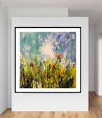 Dam Domido - Iris sauvages-102x95 cm