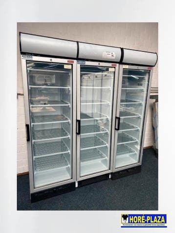 Professionele vriezer vitrine | Diamond 380L | Horeplaza, Nieuw zonder verpakking, Koelen en Vriezen