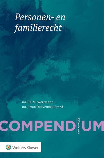 Compendium van het personen  en familierecht 9789013173796, Boeken, Zo goed als nieuw