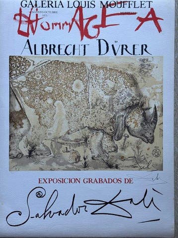 Salvador Dali (1904-1989) - Hommage a Albrecht Dürer, Antiek en Kunst
