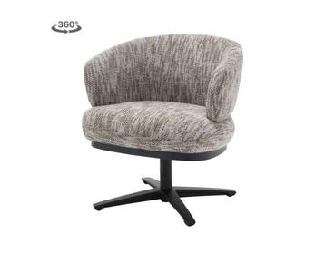 Tower Living Eetkamerstoel Perca draaibaar Chenille - TED 8, Huis en Inrichting, Stoelen, Ophalen of Verzenden, Nieuw