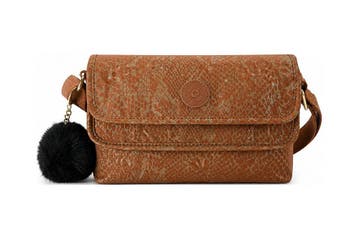 Kipling Handtas Bruin, Verzenden, Zo goed als nieuw, Bruin
