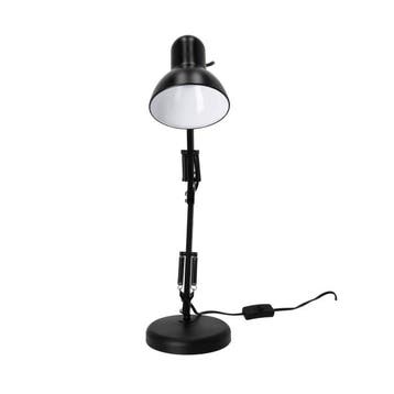 LED Tafellamp AURIQ Zwart - E27 fitting - verstelbaar - z..., Ophalen of Verzenden, Nieuw