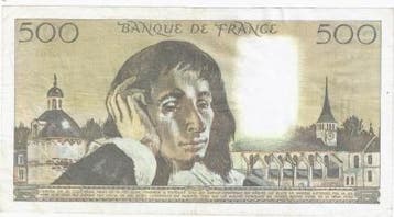 France Frankreich Pick 156 500 Francs Pascal 07/06/1979 S..., Verzenden