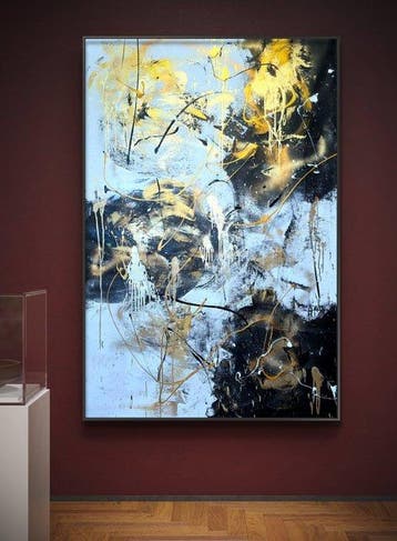 Irena Lenartowicz - Composition with Gold - XXL
