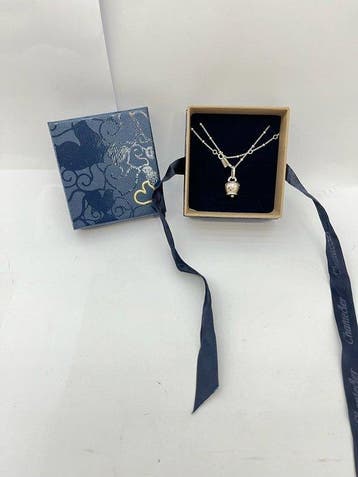 Chantecler - Ketting met hanger - Campanella smalto rosso, Sieraden, Tassen en Uiterlijk, Antieke sieraden