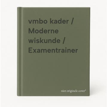 vmbo kader / Moderne wiskunde / Examentrainer 9789001797515, Verzenden, Gelezen