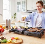 Contactgrill zwart 750W (Kook-Bakplaten, Voor in Huis), Verzenden, Nieuw