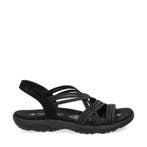 Skechers Reggae Slim sandalen voor dames in het Zwart, Skechers, Verzenden, Zwart, Nieuw