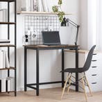 vidaXL Tafel Gerookt eiken 100 x 50 x 76,5 cm Engineered, Verzenden, Nieuw