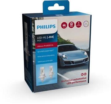 Philips Ultinon Pro 9200 LED, H4, Verzenden, Nieuw
